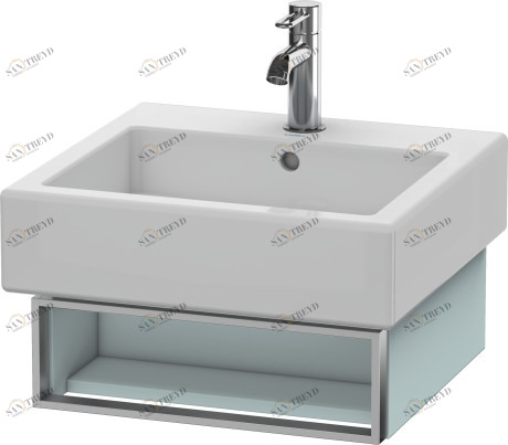 VE600300909 Vero Тумбочка подвесная Светло-голубой матовый декор Duravit