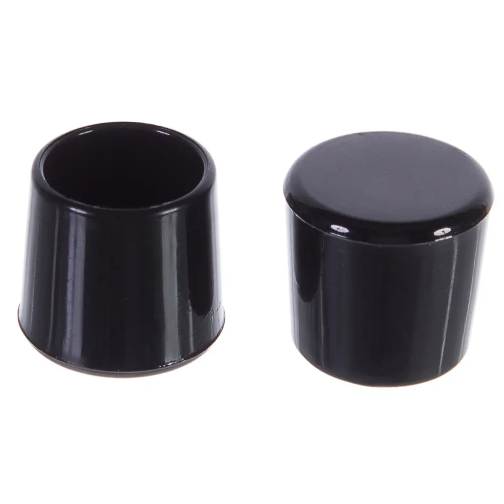 Насадки Standers 18 мм, круглые, пластик, цвет чёрный , 4 шт STLM-2035083