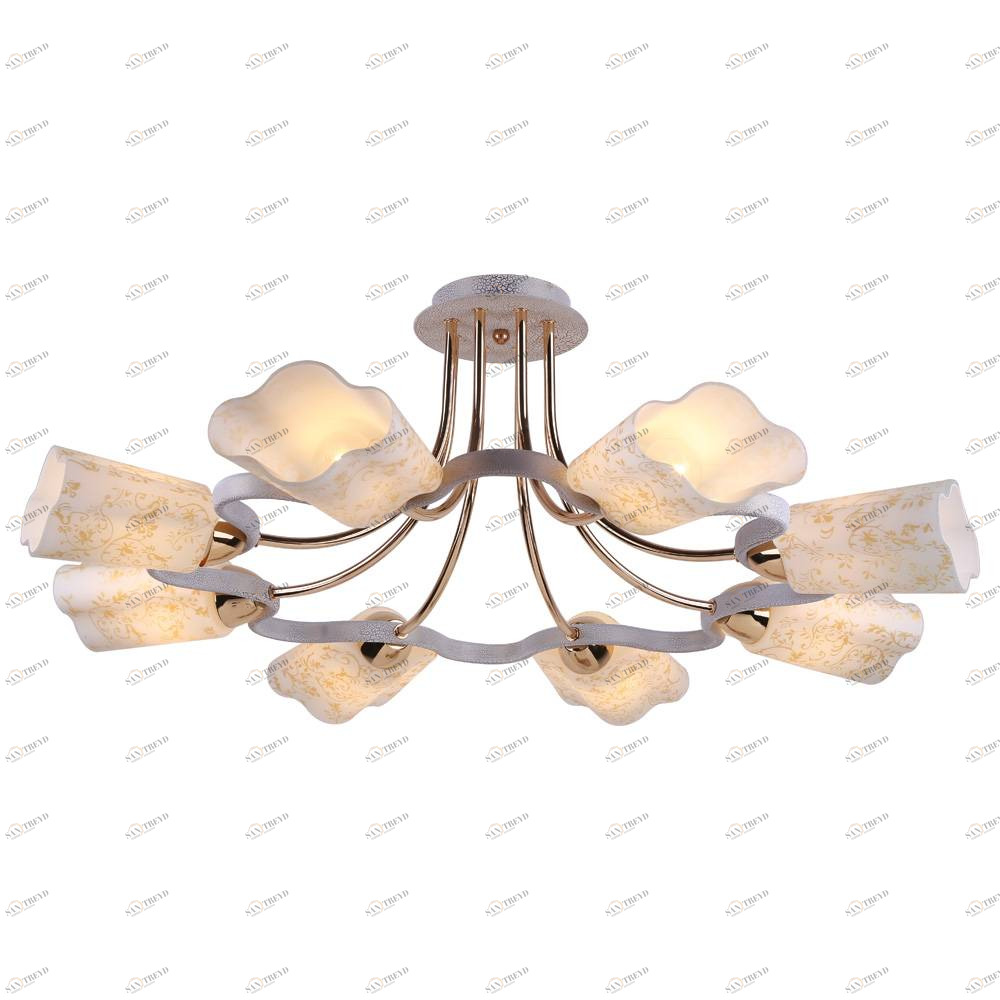 Потолочная люстра Arte Lamp Romola A8182PL-8WG ARTE LAMP ДИЗАЙНЕРСКИЕ, ROMOLA 058323 Белый 