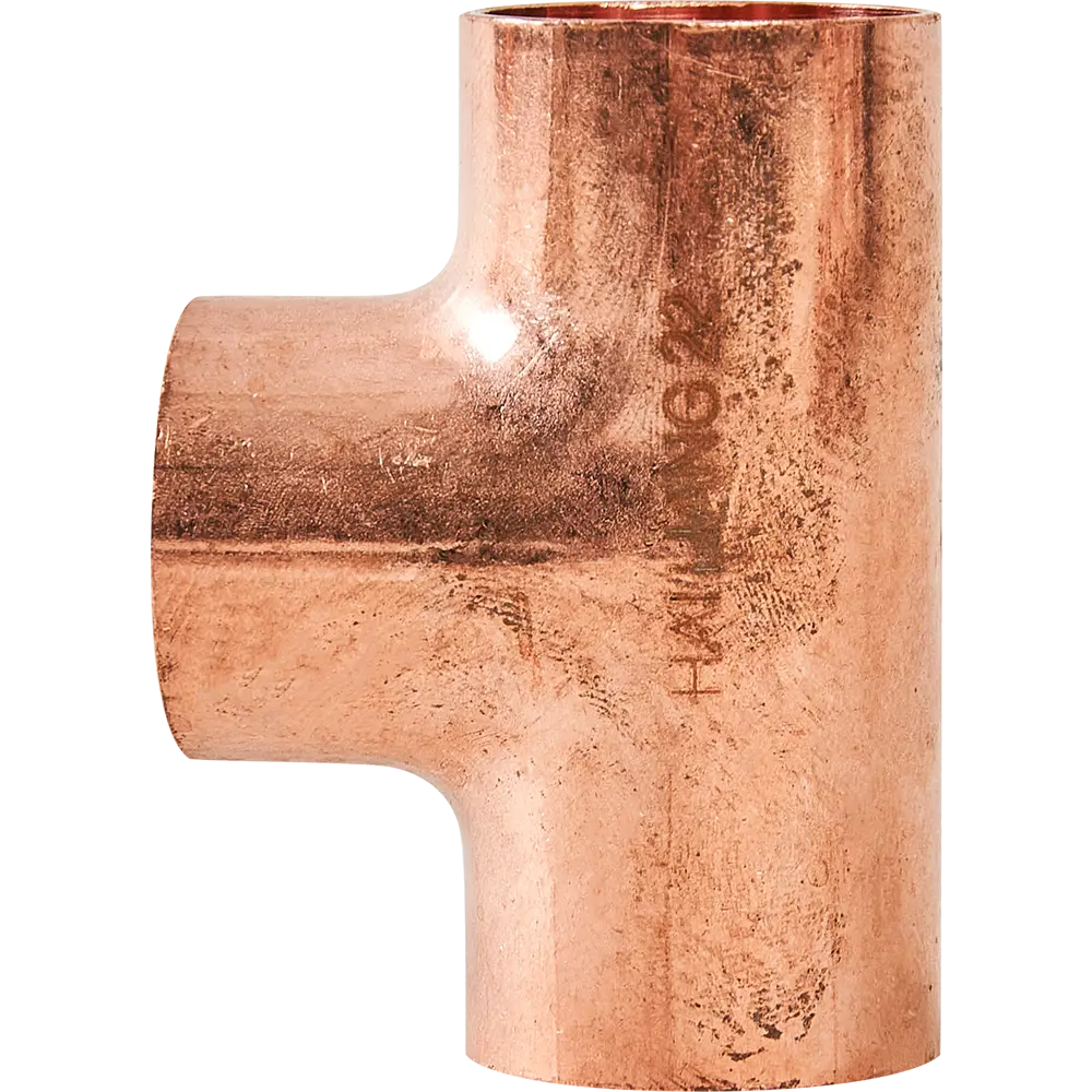 Тройник Hailiang ø22 мм медь STLM-2105159 - Вид №1