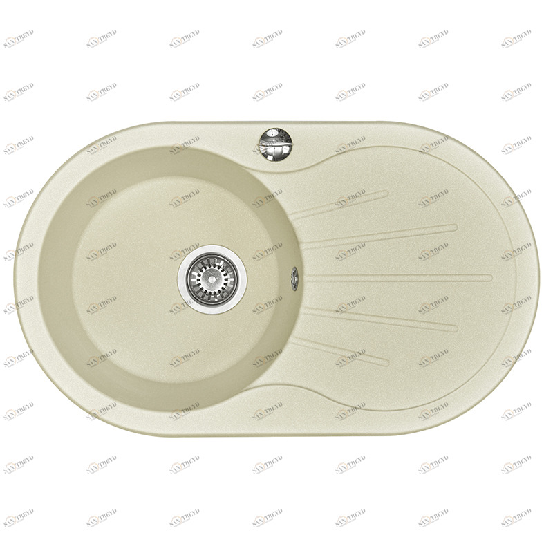 1A714032PA240 Мойка кухонная прямоугольная AQUATON Паола