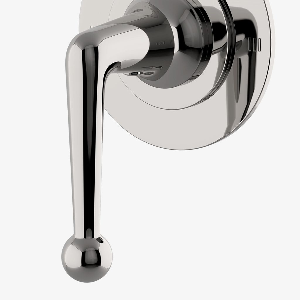 DS3P10 Облицовка трехходового клапана балансировки давления Dash с римскими цифрами и металлической ручкой Waterworks - Вид №1