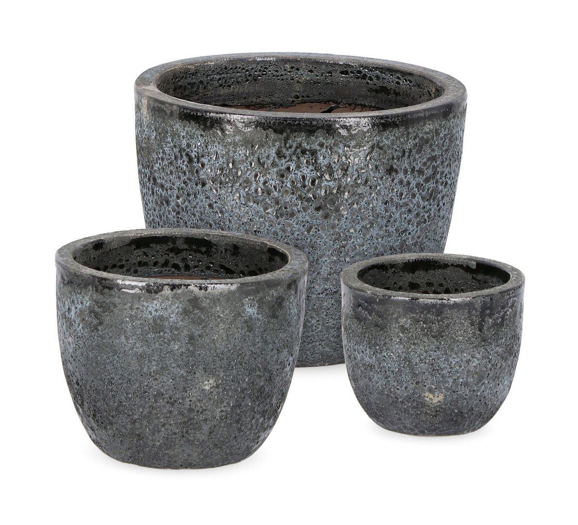 Набор круглых терракотовых Горшков ручной работы BIZZOTTO Duyen ARCH-00022293 - Вид №8