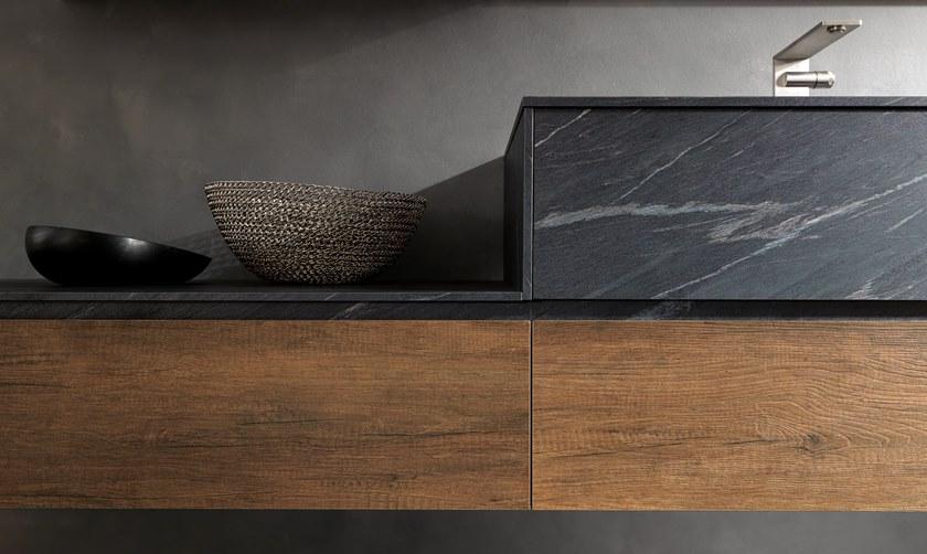 Archeda Тумба под умывальник подвесная двойная Tulle sun-id-1367788 - Вид №3