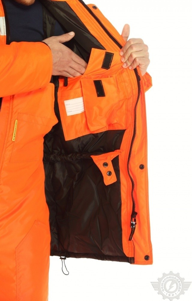 65946 Костюм "Магистраль" зимний с СВП  Зимняя спецодежда  размер 44-46/170-176  - Вид №11
