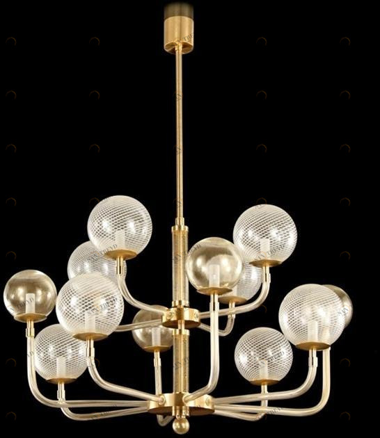 MULTIFORME Люстра из дутого стекла sun-id-1511380