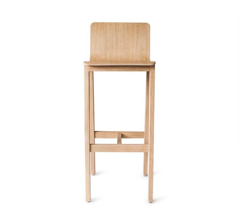 Askia Высокий табурет из дуба с подставкой для ног Version 3 1.c07.ok - Вид №2
