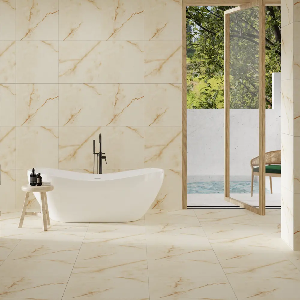 Глазурованный керамогранит Ceramente Stellare Marble Pro Antique White 60x60 см 1.44 м² матовый цвет белый 89348038 STLM-2134496