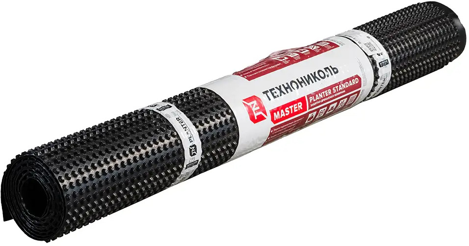 Защитно-дренажная мембрана ТЕХНОНИКОЛЬ Planter Standard для фундамента 82666507