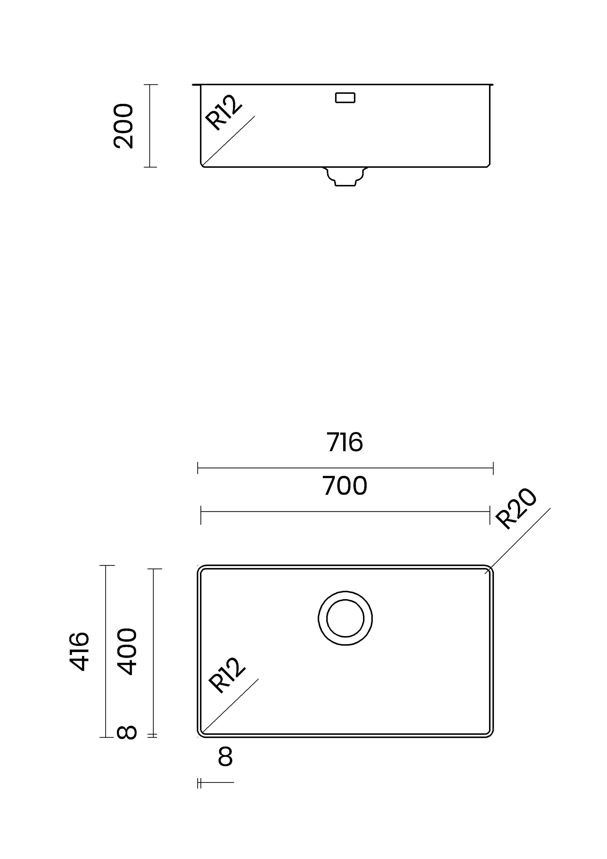 Раковина из нержавеющей стали TASCA Pura Slim ARCH-00135992 - Вид №10