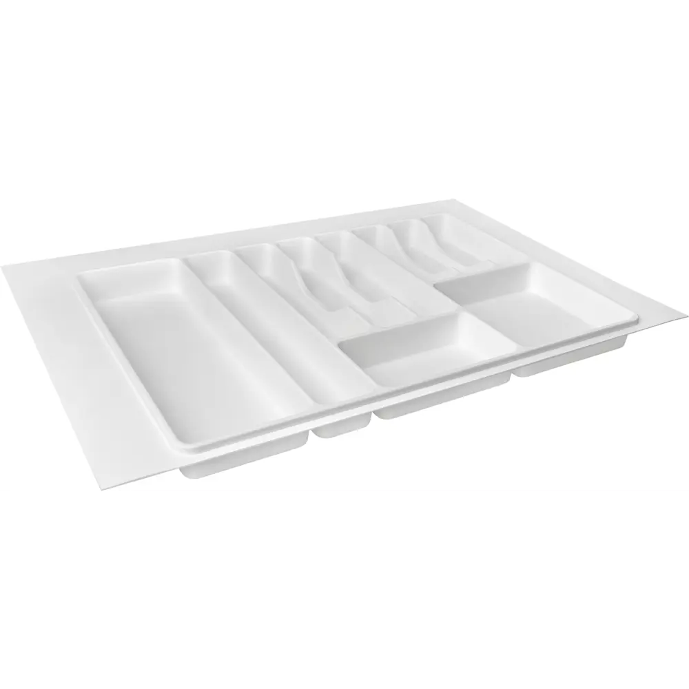 Лоток для столовых приборов KONSENSA 72.6x4.5x49 см пластик цвет белый STLM-2094831