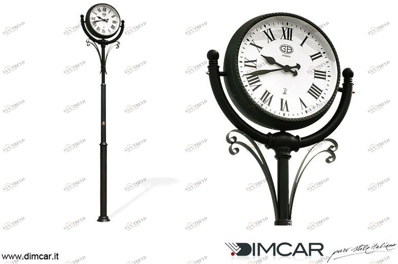 DIMCAR Двухсторонние уличные часы Elite sun-id-1434612