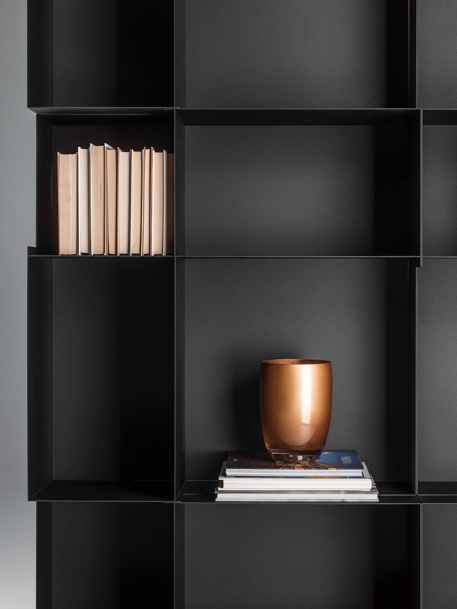 Модульный металлический книжный шкаф Ronda Design POLIS ARCH-00079988 - Вид №5