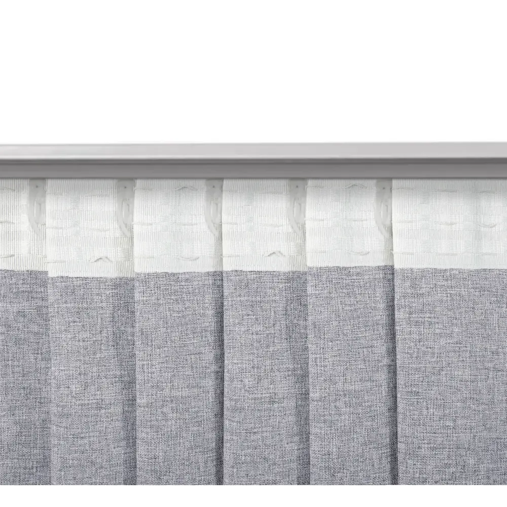 Штора на ленте Ника 200x270 см цвет серо-коричневый СТОЛИЦА ТЕКСТИЛЯ STLM-2029065 - Вид №8