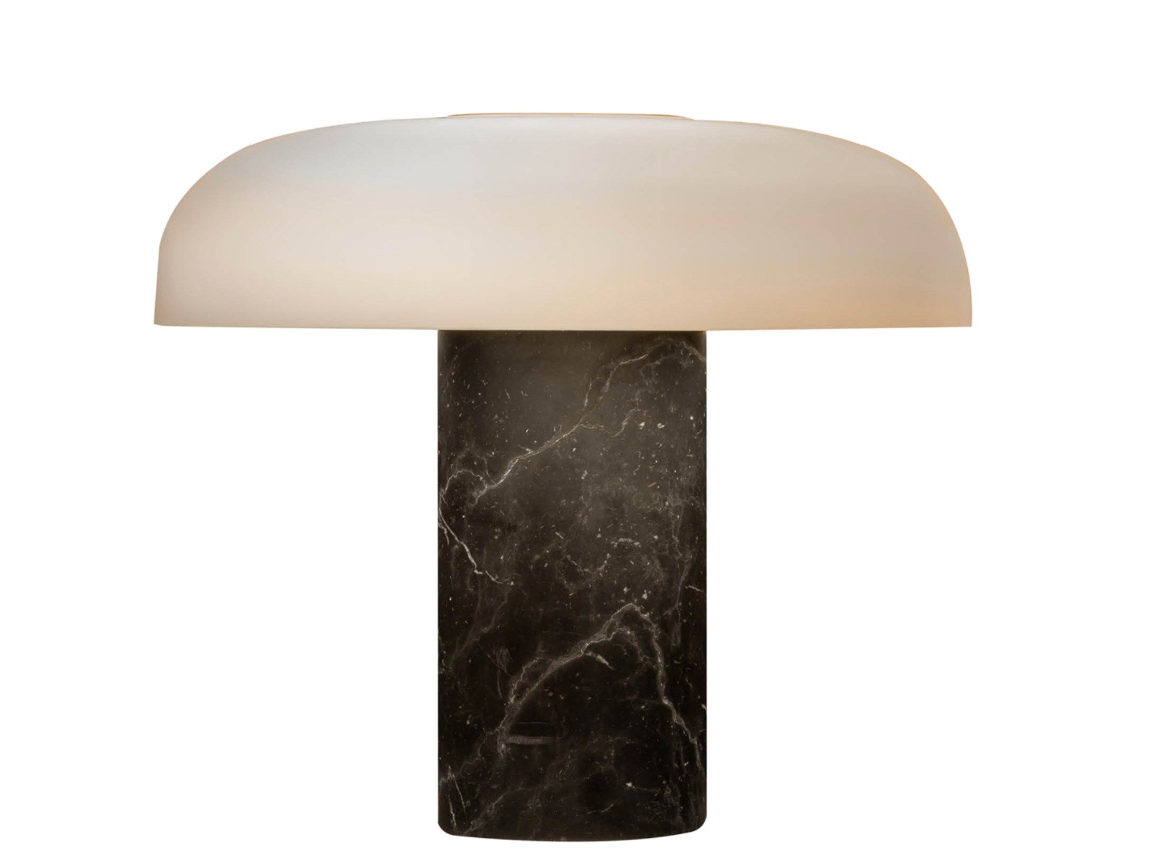 Настольная лампа из мрамора и опалового стекла FontanaArte Tropico ARCH-00051974 - Вид №2
