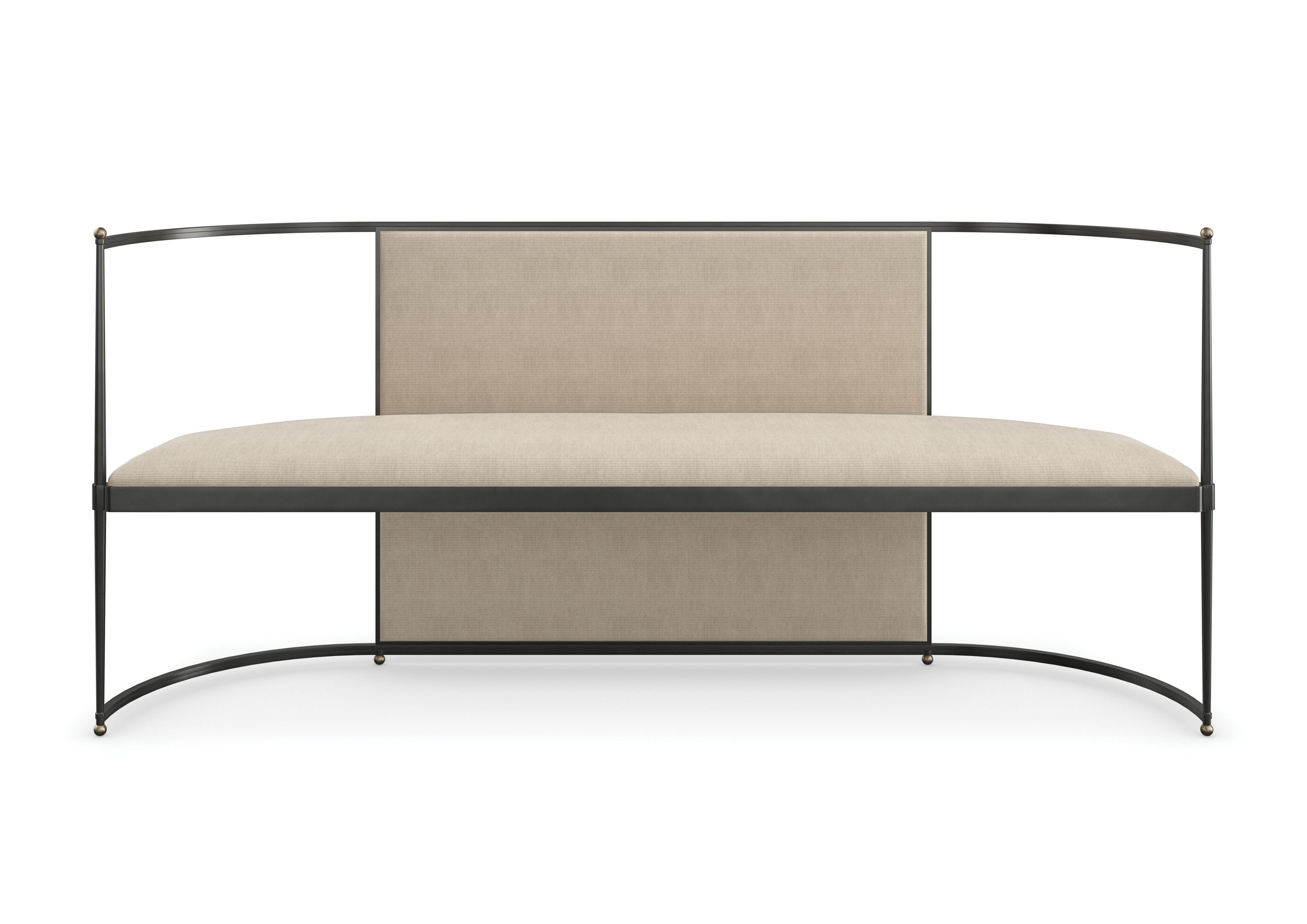 Тканевая скамья со спинкой Caracole TOULOUSE ARCH-00019042 - Вид №2