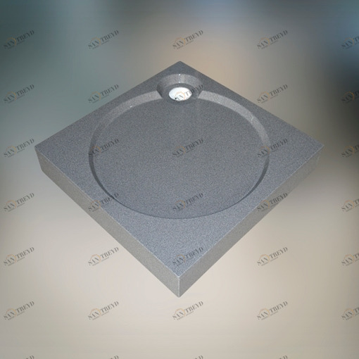 Душевой поддон 100X100X16 СМ Q-СЕРЫЙ GUTEWETTER Shower trays 100X100X16СМQСЕРЫЙ