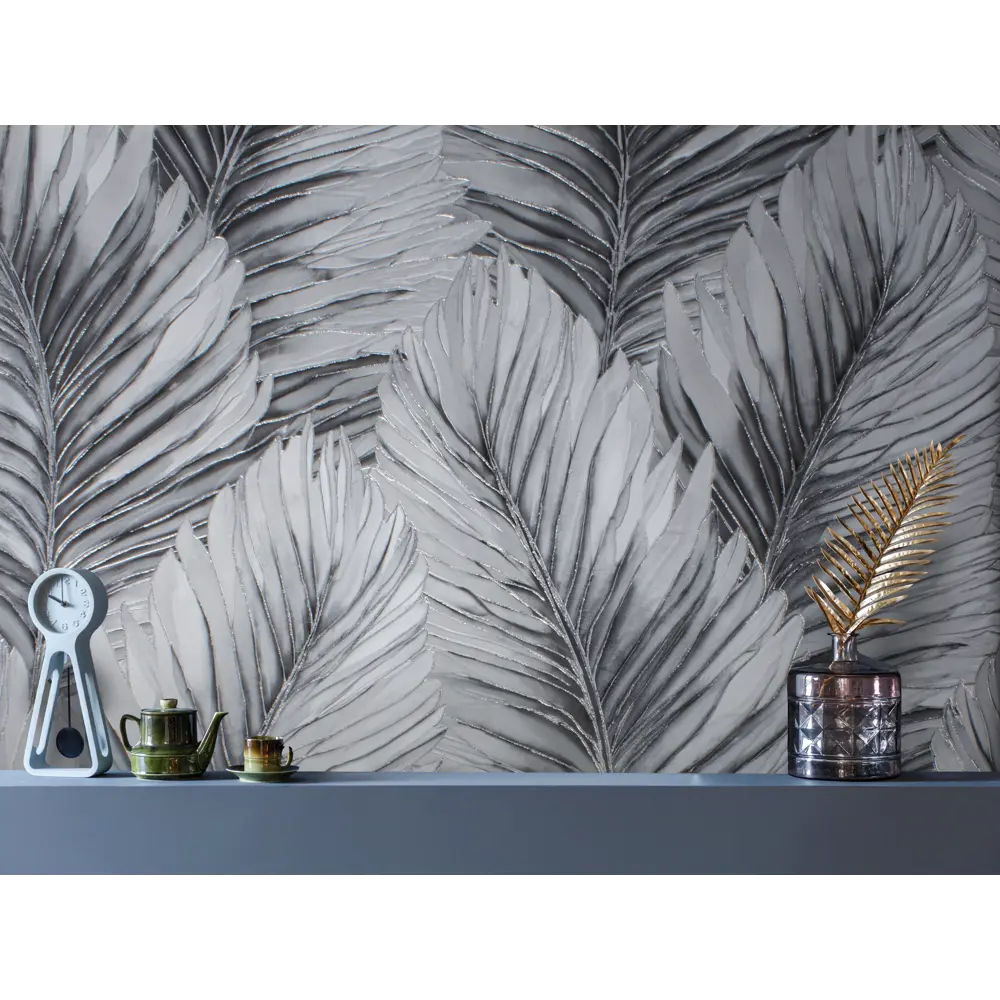 Victoria Stenova Yalta - Флизелиновые обои серого цвета для стильного интерьера 89369830 STLM-0814070 - Вид №3