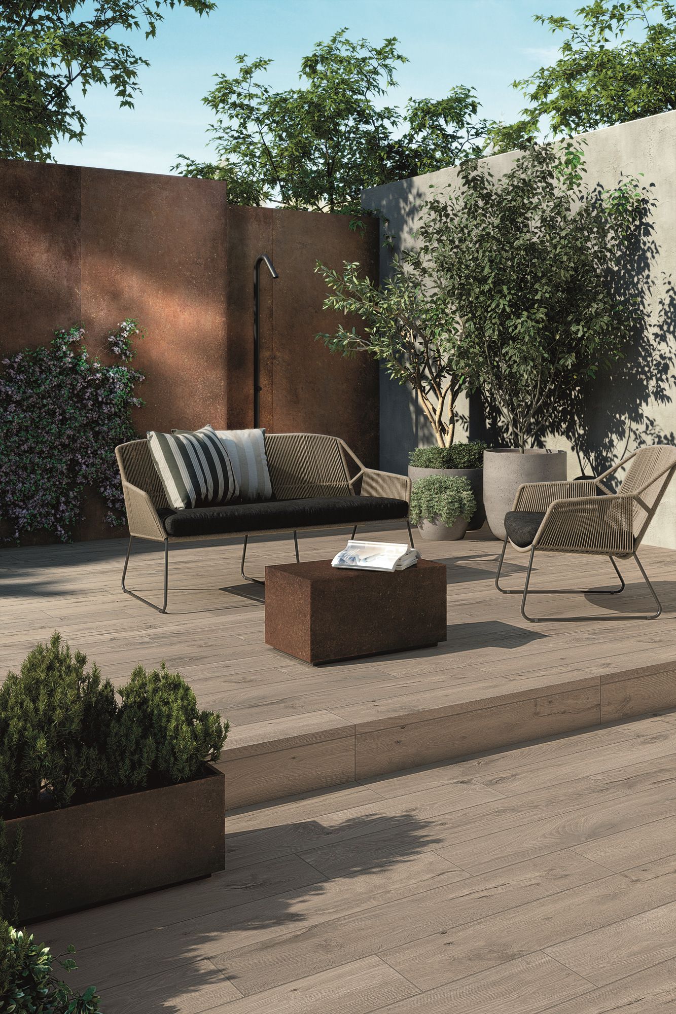 Пол / облицовка керамогранита под дерево FAP ceramiche Корни ARCH-00090361 - Вид №26