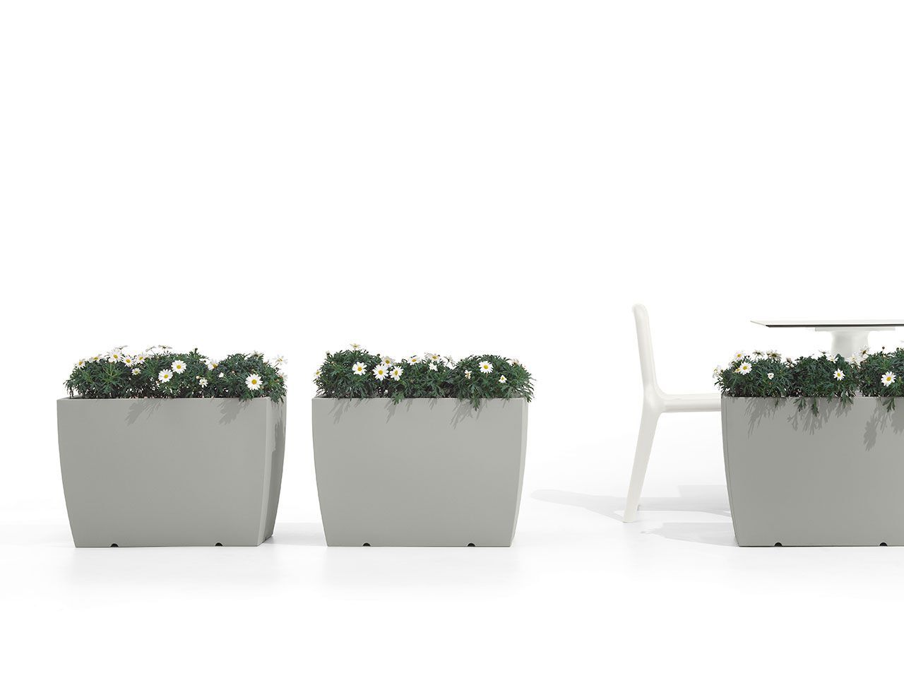 Прямоугольная плантатор из полиэтилена Lyxo Design GAIA ARCH-00047814