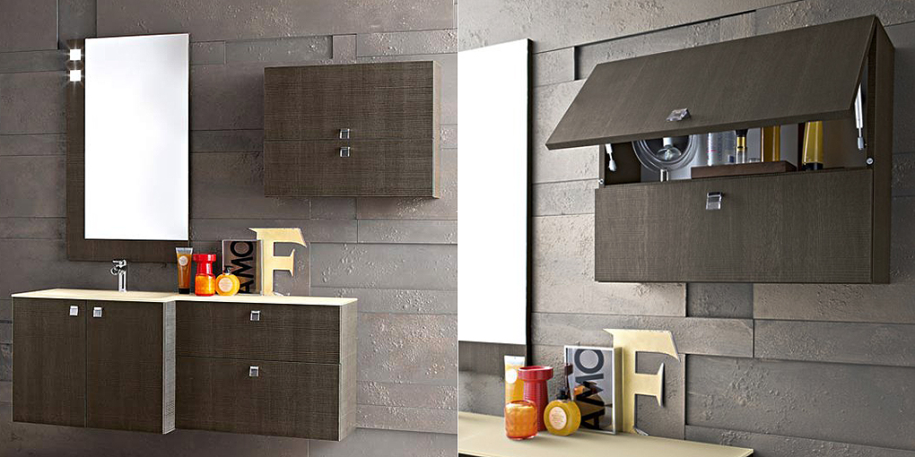 Комплект мебели для ванной комнаты Play 2012 118-119 Cerasa Play PLAY2012118119 - Вид №1