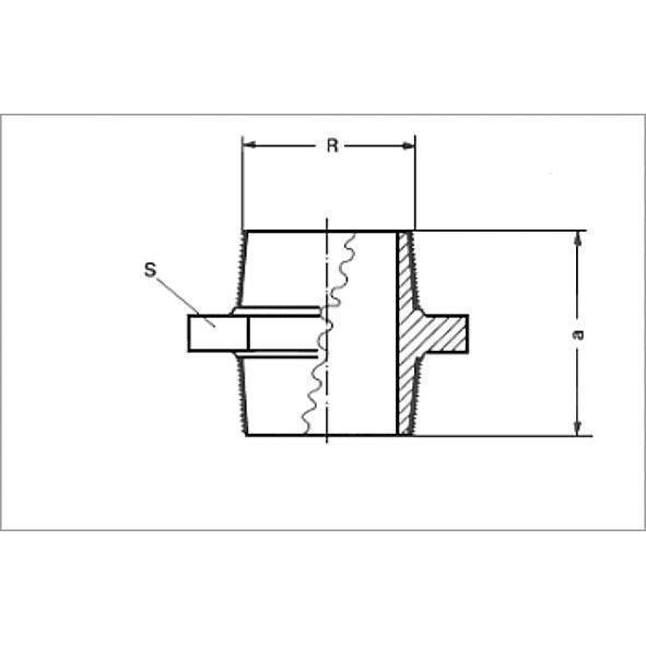 1328012 SANHA 3280 PURAFIT ниппель НР-НР 1/2 мм  - Вид №1