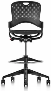 Herman Miller Поворотный офисный стул с 5 спицами из нейлона® Caper