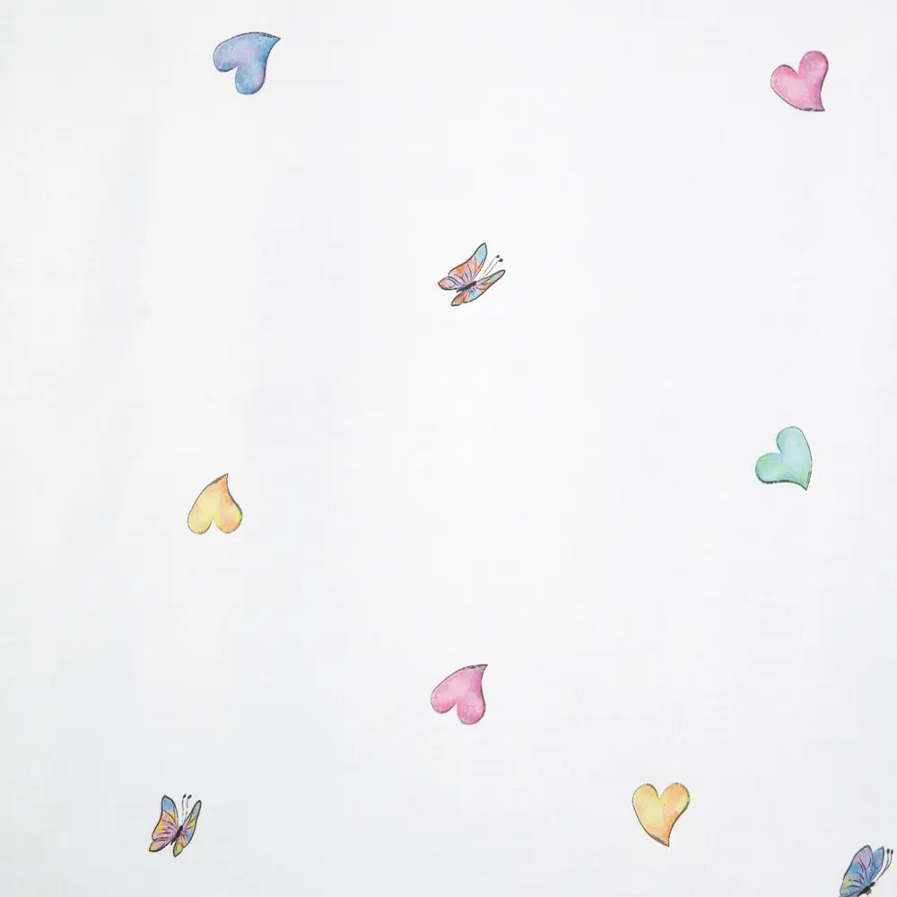 Тюль на ленте «Сердечки» 250x280 см полиэстер цвет белый GARDEN STLM-2189546 - Вид №3