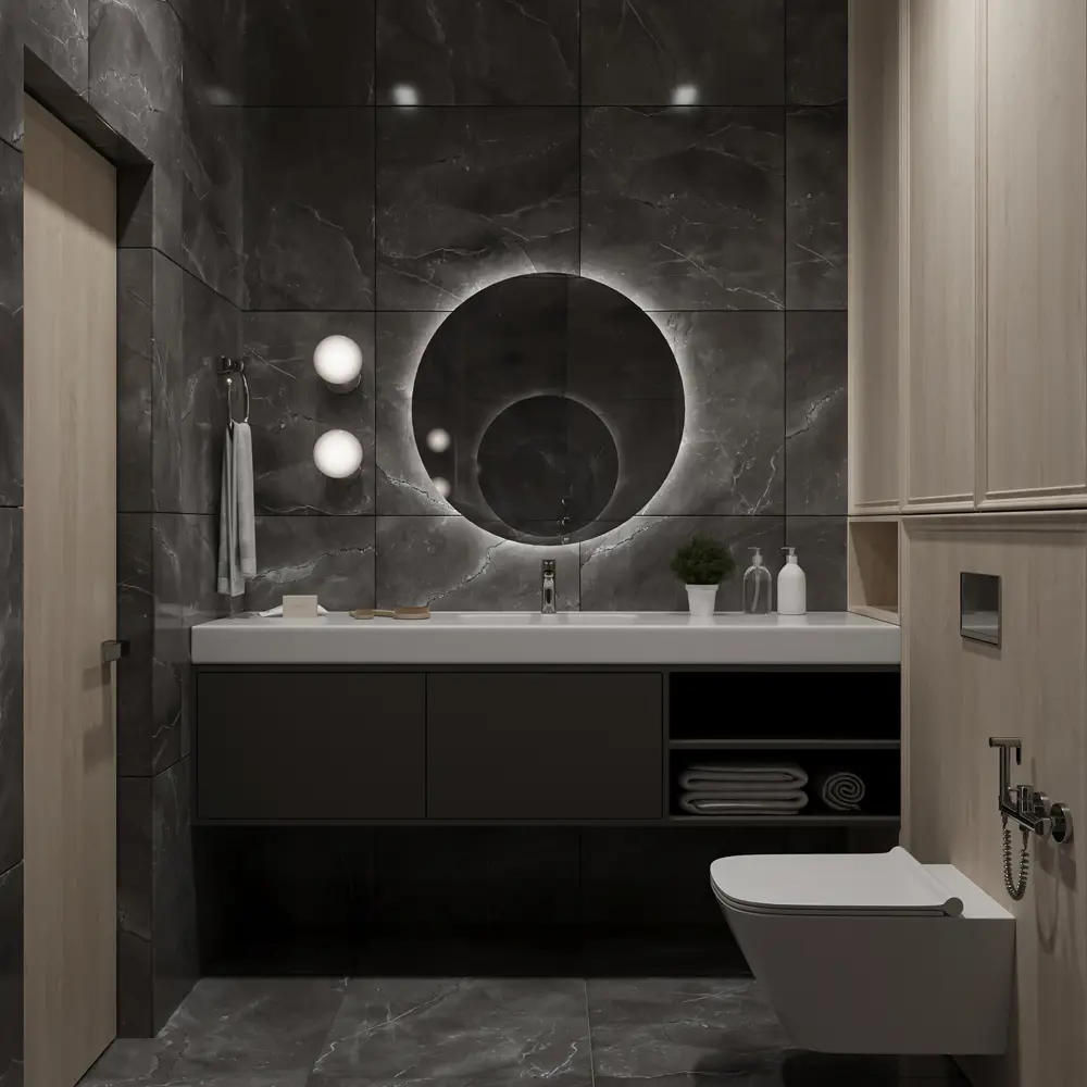 Керамогранит 60x60 ag pulse nero серый 1.44 м² Santreyd ABGRES STLM-2186444 - Вид №3