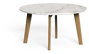Talenti Круглый журнальный столик из мрамора Cleo teak sun-id-1365376 - Вид №1
