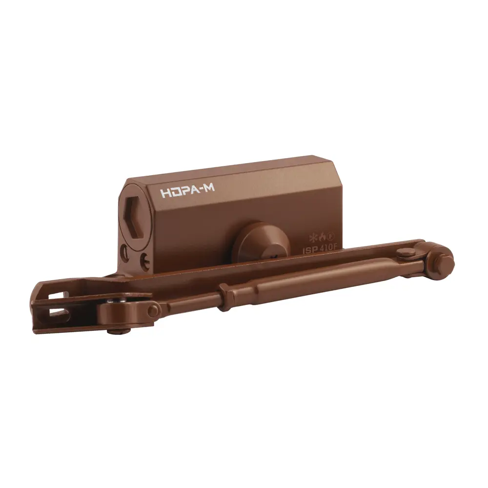 Доводчик дверной Нора-М Isparus 410F 50-110 кг силумин цвет коричневый STLM-2183875