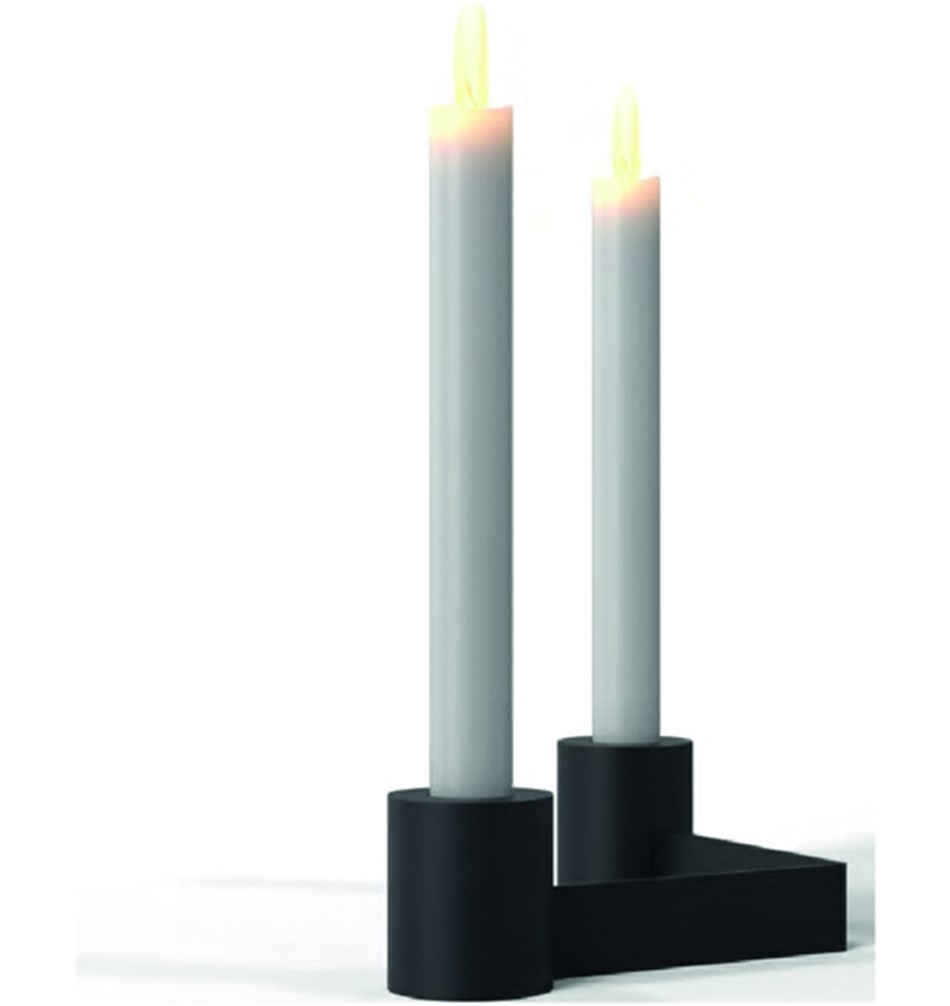 FROST Подсвечник 2005 » черный Нержавеющая сталь Черный N2005-B  - Вид №4