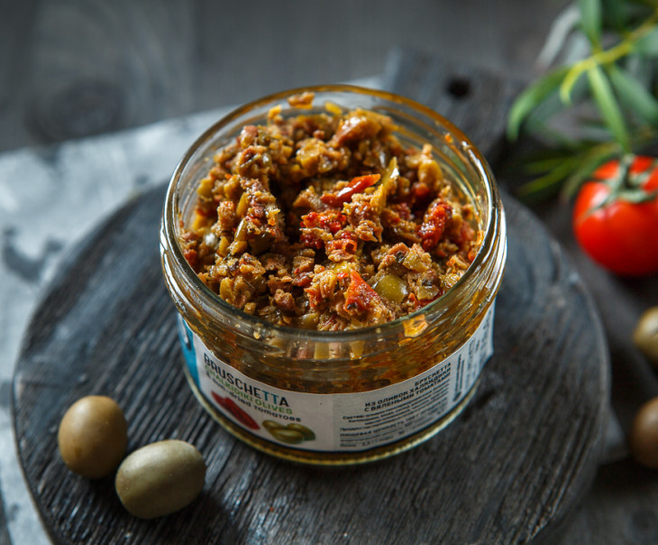 7750 Брускетта из оливок Халкидики с вялеными томатами Вкусляндия  - Вид №3