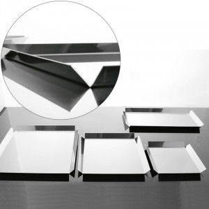 D80AX18 Поднос из полированной стали Adriani e Rossi Стали