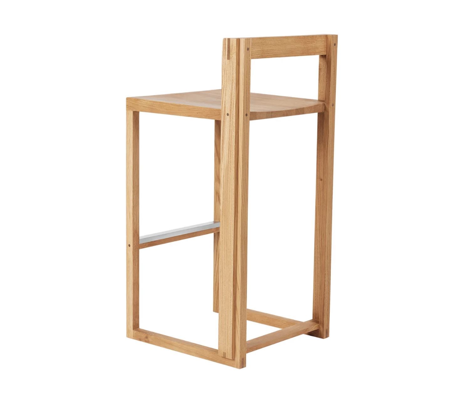 Высокий барный стул из дуба Kristina Dam Studio Outline ARCH-00020800 - Вид №1