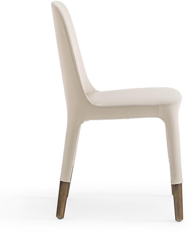 Pedrali Обитый кожаный стул для ресторана Ester 691 - Вид №11