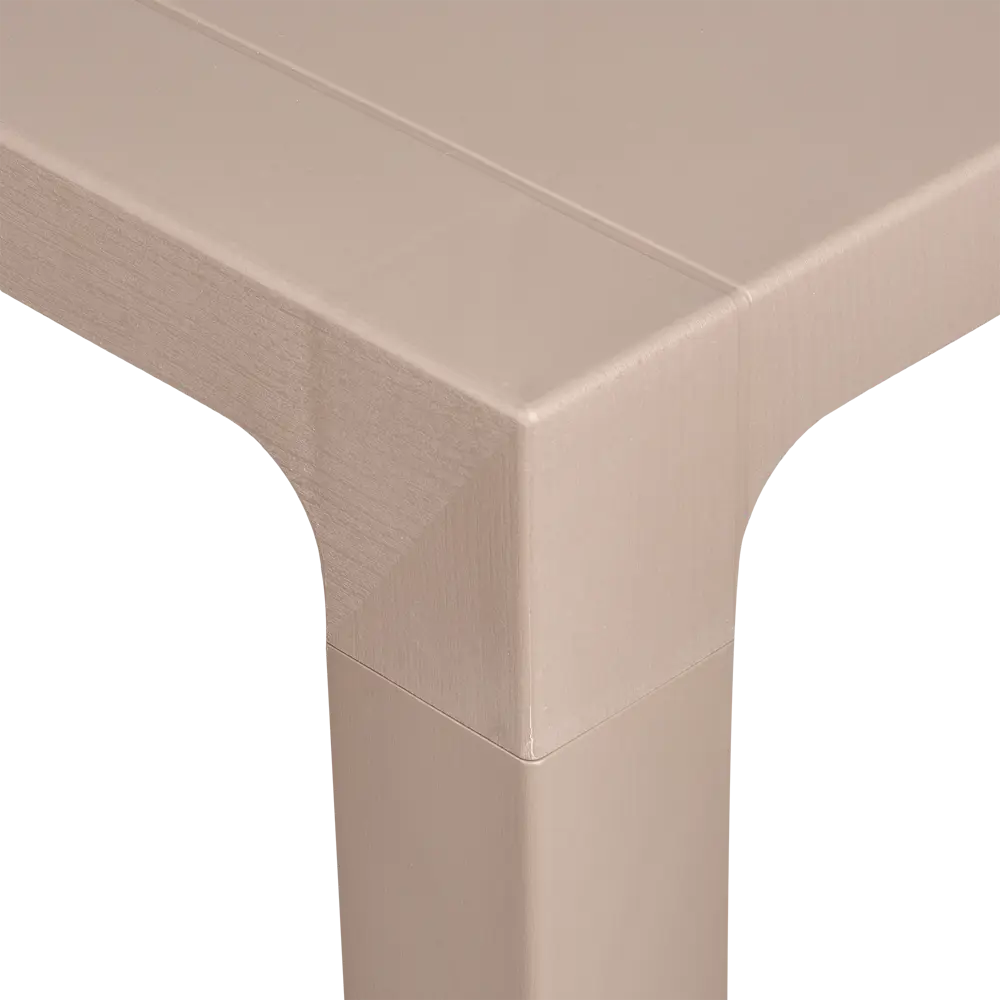 Стол садовый квадратный Орфей СПО-80 ТМ складной 80x72x80 см пластик темный мокко Santreyd STLM-2128000 - Вид №2