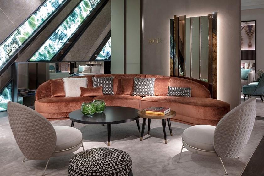 Sicis Круглый сервировочный стол из черного дерева Peggy sun-id-1447836 - Вид №2