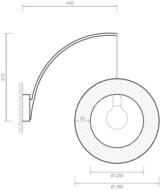 ENGI Настенный светильник из металла Tuttondo sun-id-1502263 - Вид №1
