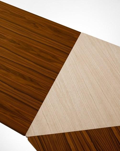 Gallotti&Radice Стол из алюминия и дерева Zen sun-id-1396616 - Вид №1