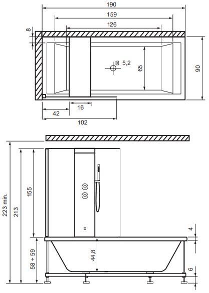 Gruppo Geromin Джакузи с душем Era sun-id-1477023 - Вид №7