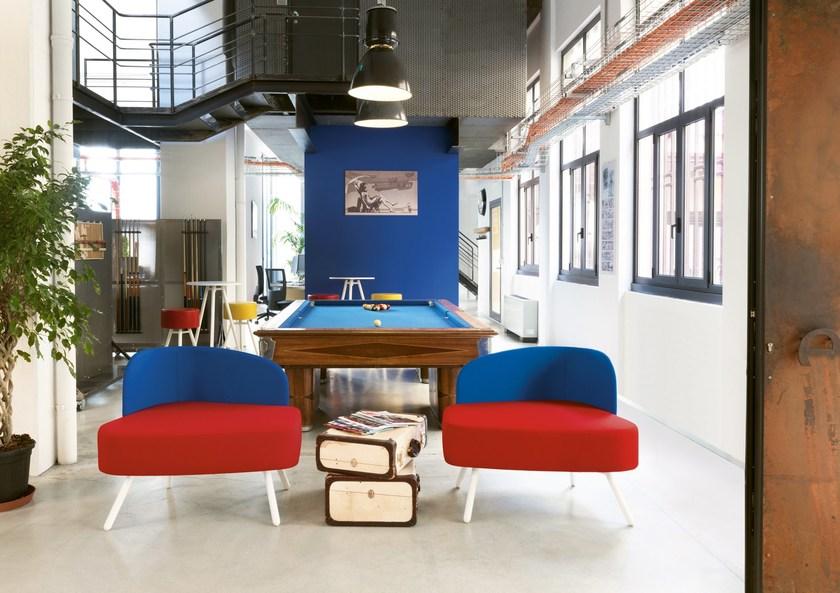 Sesta Скамья из ткани со спинкой Blog Bg-064 + bg-101 - Вид №1