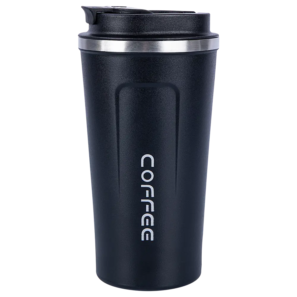 Термокружка 510 мл металлическая колба цвет черный Santreyd STLM-2130640