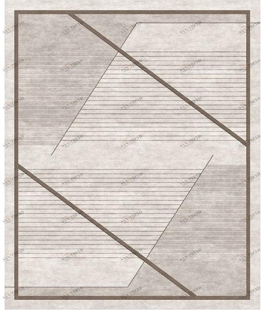 Capital Collection Прямоугольный ковер из бамбукового шелка с рисунком sun-id-1457788