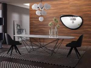 Ozzio Italia Овальный керамический стол  T237