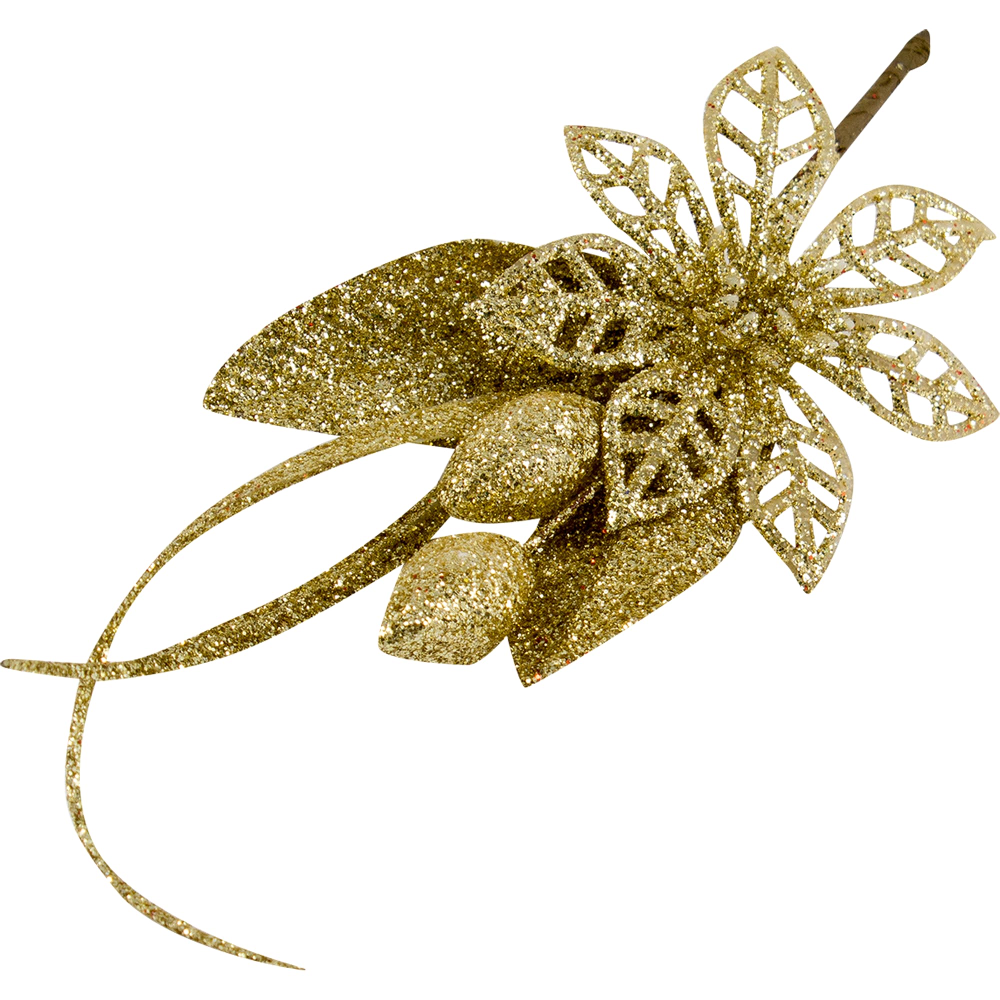 82183488 Украшение «Ветка» 22 см цвет золото Santreyd  - Вид №1