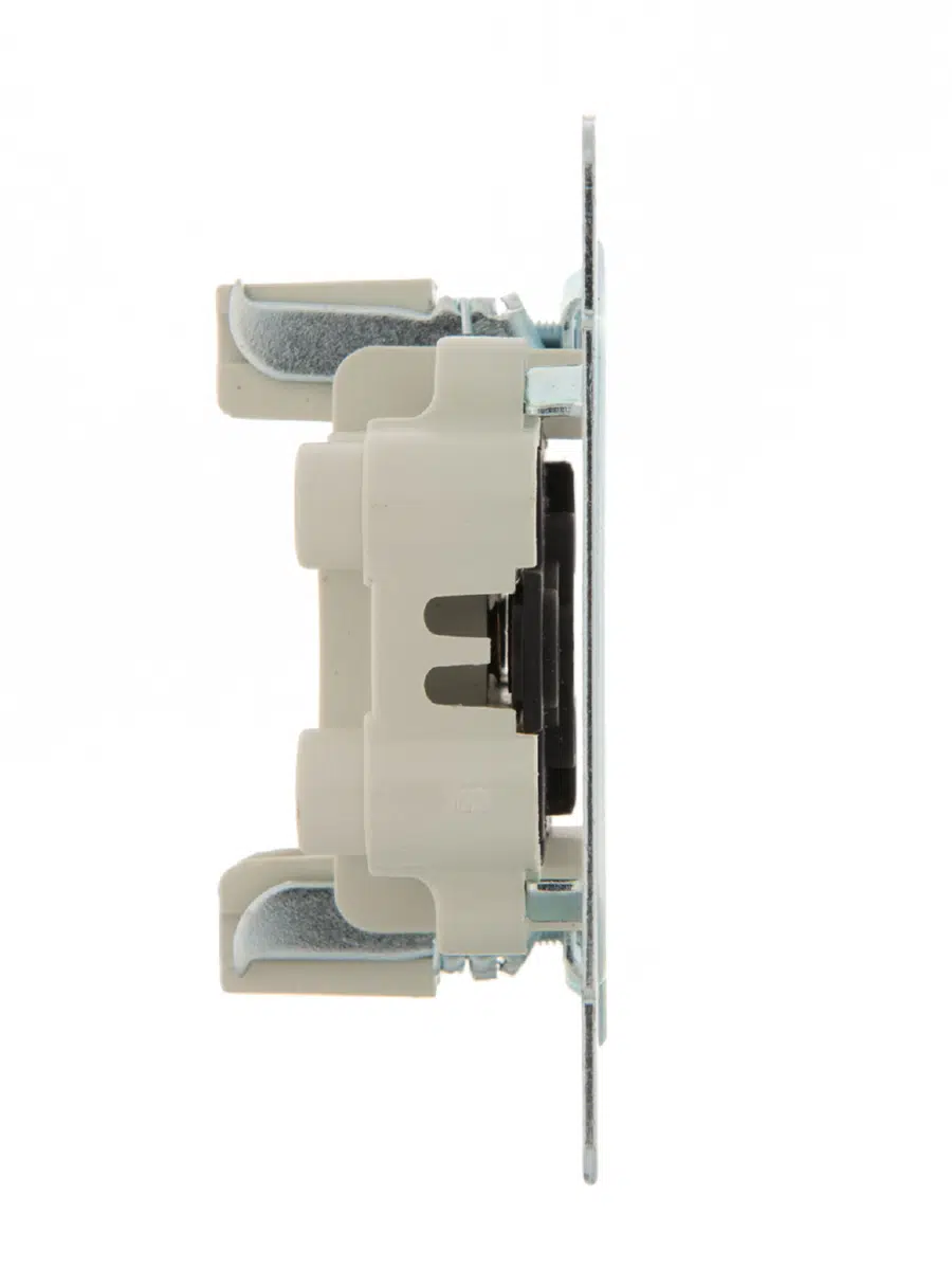 KARINA Розетка двойная бз белый LEZARD 707-0200-128В - Вид №7