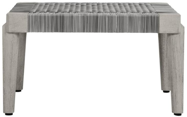 JANUS et Cie Прямоугольная подставка для ног из тика и janusfiber® Rock garden sun-id-1441066 - Вид №1