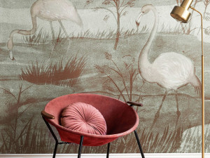 Восточные обои ПВХ бесплатно, экологически чистые, моющиеся