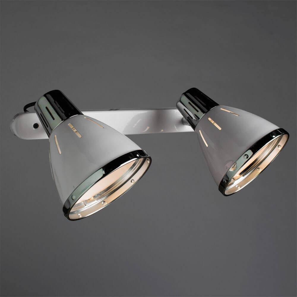 Спот настенный белый на 2 лампы Arte Lamp 47 A2215AP-2WH ARTE LAMP 47 WHITE 00-3926283 Белый  - Вид №2